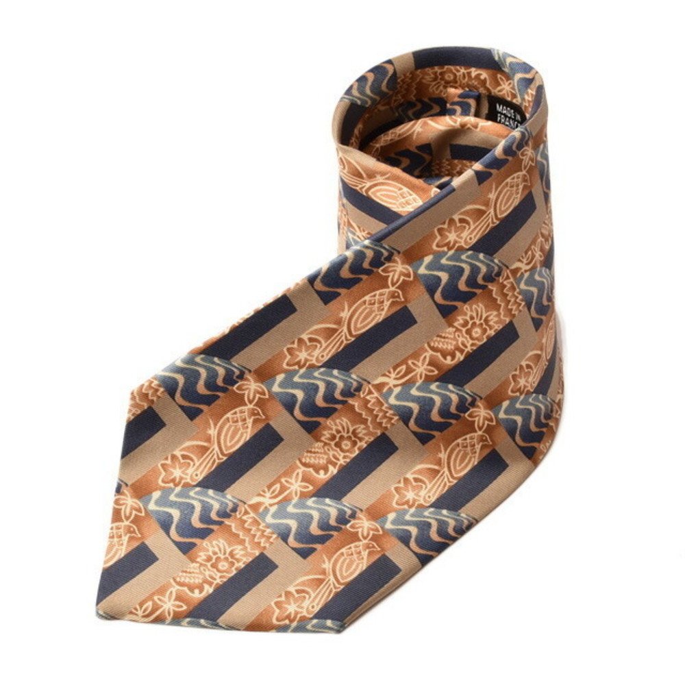 Christian Dior Monsieur Silk Necktie Gold Blue